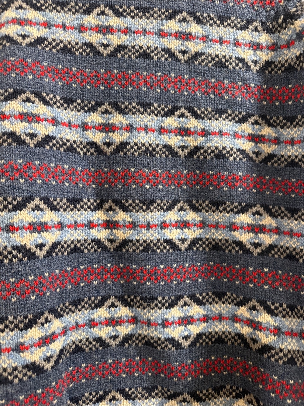 J. Crew Lambswool Fair Isle Ski Apres Crewneck Sweater Men’s Sz M Unisex - Picture 3 of 11